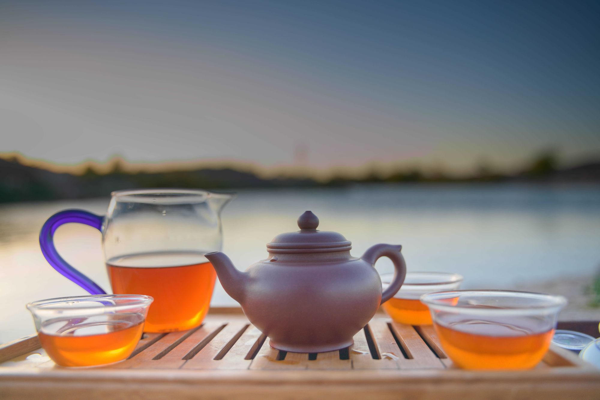Sunset Tea at Cornerstone Lake Park